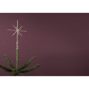 Brass Christmas Tree Top Star
