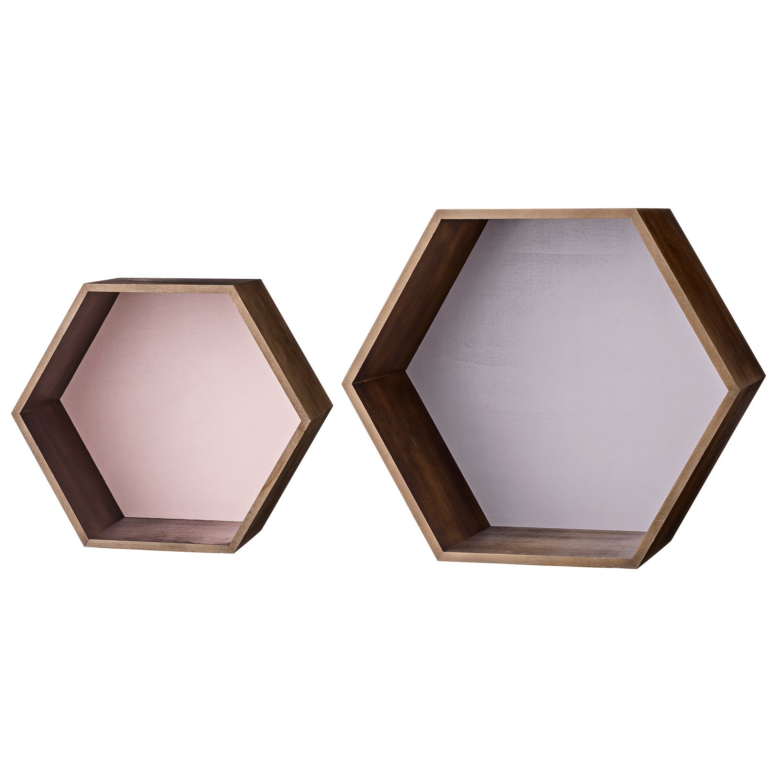 Hexagon Mahogany Boxes