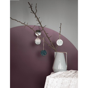 Ceramic Ornaments | Pack of 4 - Blue, White, Green & Sand