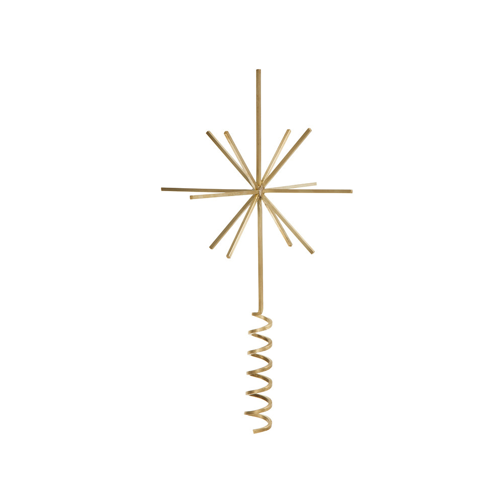 Brass Christmas Tree Top Star