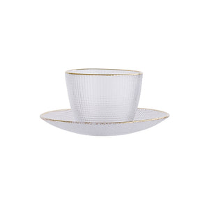 Cup w/Saucer Glass