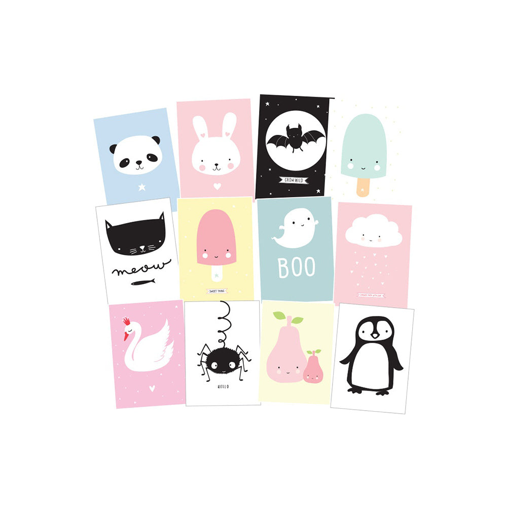 Postcard set: Cute kids