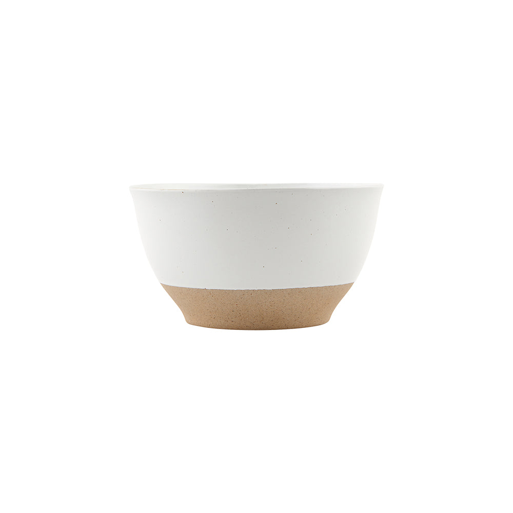 Solid Bowl | Clay & White